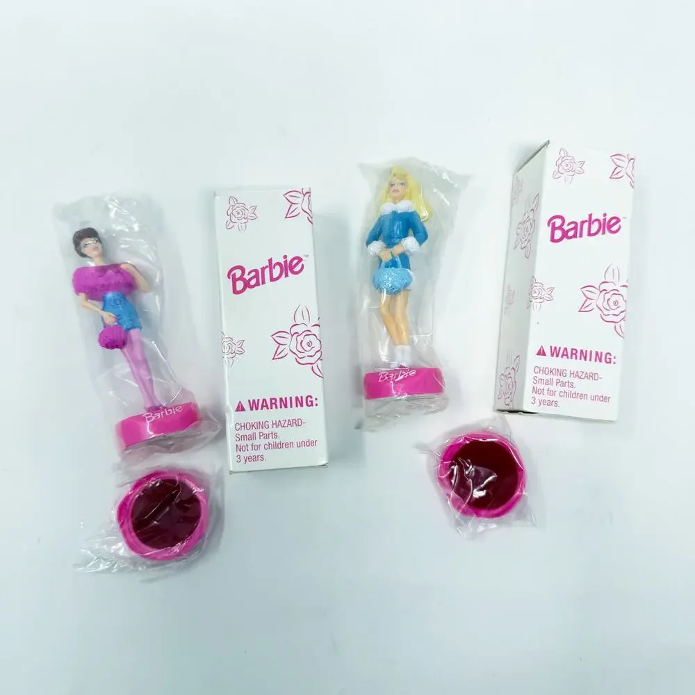 NWOP Vintage 90s Barbie Bundle of Fashion Flips Cards and Stamps